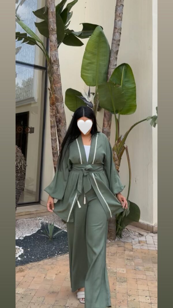 Ensemble kimono lin court